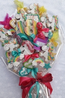 Słodki Bukiet z jednorożcami na 18.