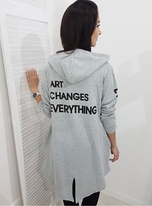 Bluza z kapturem ART szara.
Ottanta - sklep online