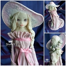 zimna porcelana oraz utwardzona tkanina-projekt autorski MadamAngel