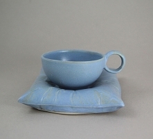 Filiżanka na poduszce S - niebieska