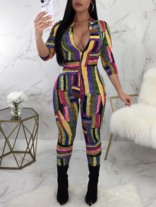 Colorfull  Deep V Slinky Jumper
Rozmiar: S, M, L, XL
Kolor: Multicolor