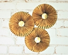 Rozeta złota, ślubna dekoracja