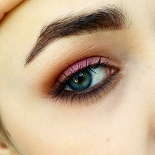 makijaż oka paletką Zoeva Cocoa Blend ;)