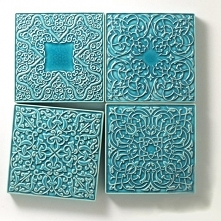 płytki recznie malowane DaWanda