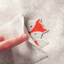 Bluza Raglan kieszonka Lisek