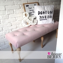 Wyjątkowe pastele, pastelowe kolory na wiosnę - Odświeżony wystrój Twojego domu? Dodaj koloru. Pikowana ławka o długości do 140cm. Tapicerowana ławeczka w kolorze soft pink.