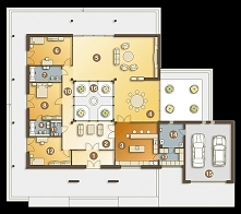 Alfa - nowoczesny, industrialny dom o surowym wyglądzie dla wymagających indywidualistów i odważnych inwestorów.
