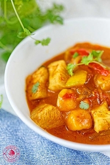 Curry z mango i kurczakiem - Wypieki Beaty