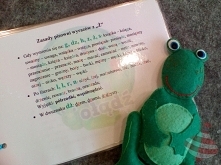 hak pamięciowy żabka- dyktando do zapamiętania wyrazów z "ż"