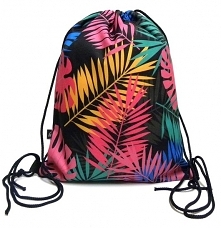 Worek na plecy w liście