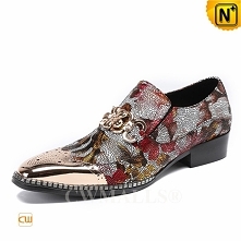 CWMALLS® Juneau Printed Leather Dress Loafers CW708105[Custom Made]