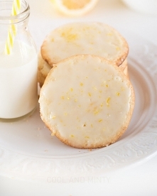 kruche ciastka podwójnie cytrynowe