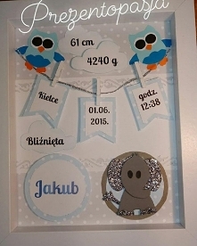 metryczka dla dziecka z dan...