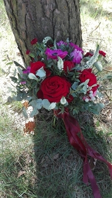 Wiosenny bukiet ślubny