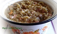 Bigos z młodej kapusty, z koperkiem