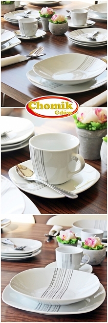 #komunia #obiad #rodzinnyobiad #eleganckistół #wesele #prezent #naslub #porcelana #zastawastołowa #kompletobiadowy #chomikgdow