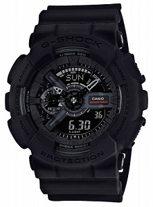 Casio GA-135A-1AER męski zegarek G-shock jeden z czterech modeli Edycji Limitowanej z okazji 35-lecia serii G-shock Casio. Wykonany w całości z wytrzymałego czarnego tworzywa. A...