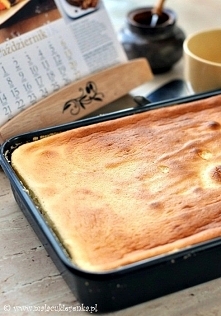 Sernik z budyniem czekolado...