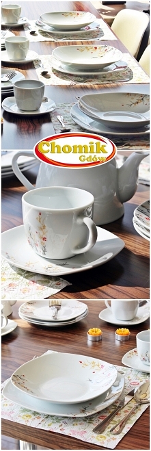 Zestawy porcelany - komplety obiadowe i kawowe, szeroki asortyment!