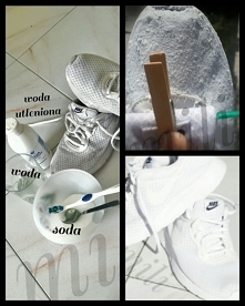 SPOSÓB na brudne białe buty...