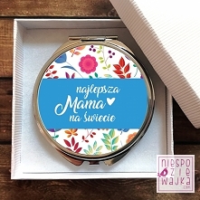 Lusterko okrągłe "Najlepsza Mama na świecie"
do torebki, na prezent, Dzień Matki