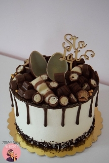 Maliny i białe Michałki