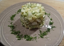 Zdrowa i prosta sałatka z jajkiem - przepis ze Smaker.pl

Bezglutenowa sałatka z jajkiem. Bardzo pożywna i super łatwa do przyrządzenia.
Składniki
Jajo kurze 6 sztuk
Ryż 100g
Og...