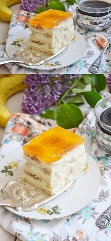 Ciasto z bananami i galaretką bez pieczenia - PrzyslijPrzepis.pl

Bardzo smaczne i łatwe w przygotowaniu ciasto nie wymagające pieczenia. Latem sprawdzi się podczas upalnych dni...