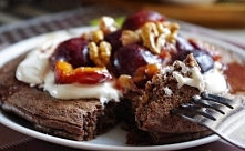 kakaowy omlet owsiany z serkiem bieluch