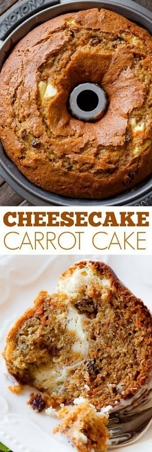 Cheesecake Swirl Carrot Bundt Cake Recipe - Best Recipes of Food Blogs