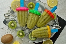Sorbetowe lody z kiwi