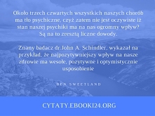 Ben Sweetland cytat o pozytywnym usposobieniu