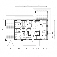 Projekt nowoczesnego domu p...