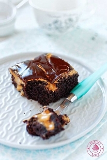 Ciasto czekoladowo-karmelowe - Wypieki Beaty