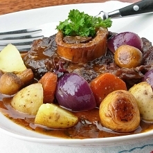 Ossobuco alla bourguignon