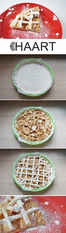 Pyszne ciasto z jabłkami i ...