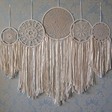 komplet łapaczy snów beże krem wesele ślub