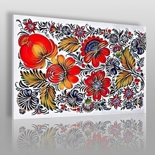 Folklove - nowoczesny obraz na płótnie
