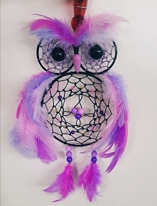Mam do sprzedania przepiękny łapacz snów sowa 100% handmade.
Wymiary ok 28x18 cm.
Polecam ;)
