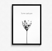 Love nature - plakat
