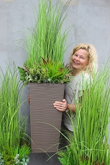 eleganckie, sztuczne trawy ...