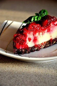 Sernik na jogurtach z konfi...