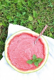 Koktajl z arbuza i banana