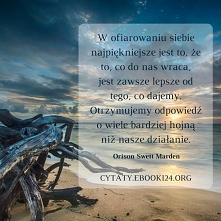 Orison Swett Marden cytat o dawaniu i otrzymywaniu