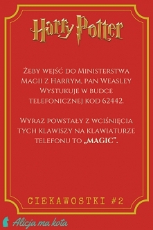 Zaskakująca ciekawostka z Harry'ego Pottera