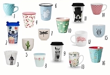 Kolorowe kubki. 
HAART blog DIY
