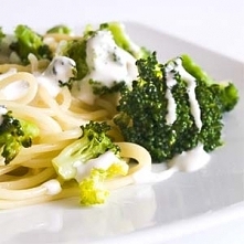 Spaghetti z brokułem