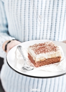 Banoffee na spodzie brownie