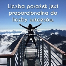 T.I. Watson cytat o porażkach i sukcesie