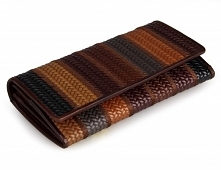 SKÓRZANY PORTFEL DAMSKI